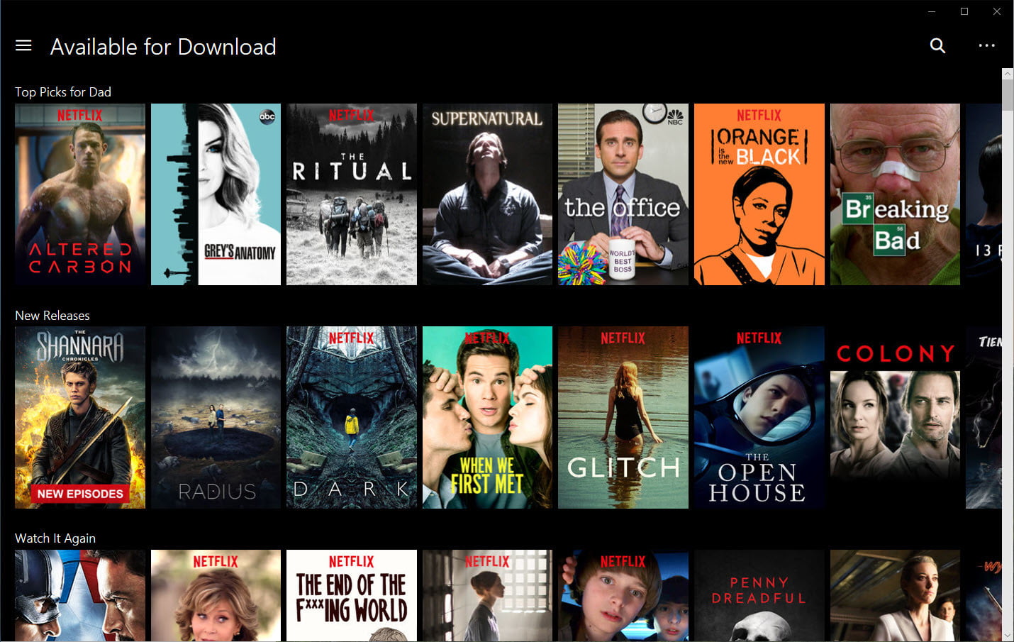free movies & tv download